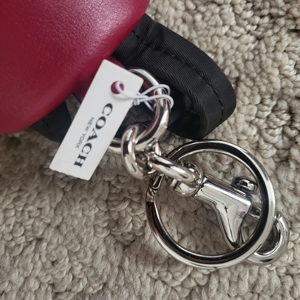 Coach original backpack keychain